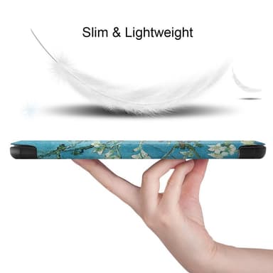 Tri-fold Fodral till Lenovo Tab M7 (3rd Gen) - Plum Blossom