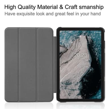 Slim Fit Cover Fodral Till Nokia T20 - Svart