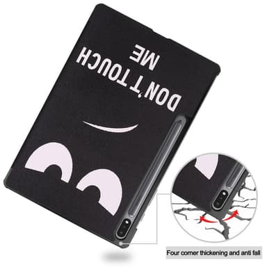 Slim Fit Cover Fodral Till Samsung Galaxy Tab S7 Plus / S8+ - Don't Touch