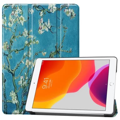 Apple iPad 10.2 2021/2020/2019 Slim fit tri-fold fodral - Flower