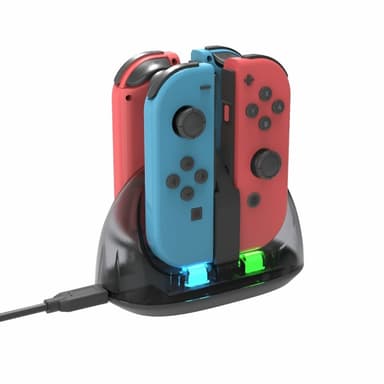 Laddare för kontroller kompatibla med Nintendo Switch Joy-Con Laddningsstation