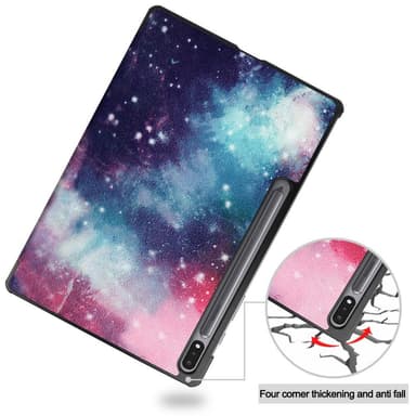 Slim Fit Cover Fodral Till Samsung Galaxy Tab S7 Plus / S8+ - Space