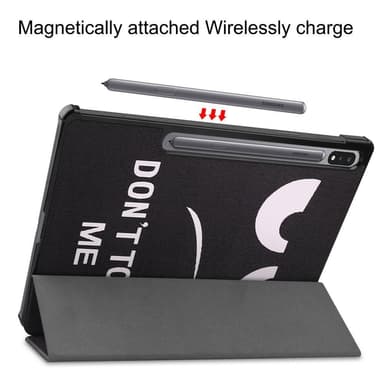 Slim Fit Cover Fodral Till Samsung Galaxy Tab S7 Plus / S8+ - Don't Touch