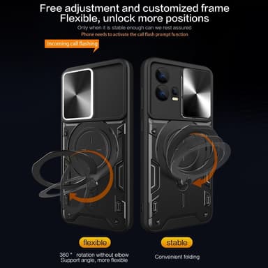För Motorola Edge 30 Fusion 5G Telefonskydd Skal kameralock ring