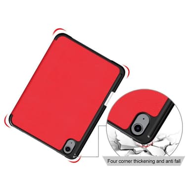 Apple iPad mini 6 (2021) Slim Fit Fodral Wake / Sleep - Röd
