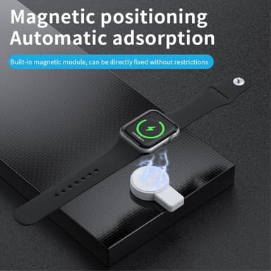 Trådlös Snabb laddare magnetisk för Apple Watch Series 1-8 USB-A