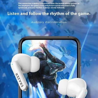 LENOVO Erazer XT88Pro In-Ear Wireless Earbuds Bluetooth hörlurar - Vit