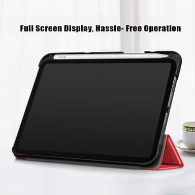 Apple iPad mini 6 (2021) Slim Fit Fodral Wake / Sleep - Röd