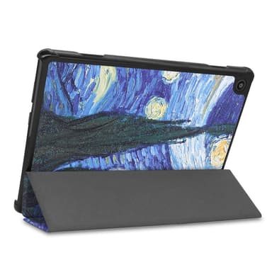 Tri-fold Fodral till Lenovo Tab M10 FHD REL TB-X605FC - Oil Painting