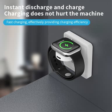 Trådlös Snabb laddare magnetisk för Apple Watch Series 1-8 USB-A