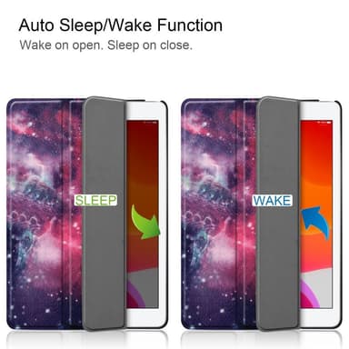 Apple iPad 10.2 Slim fit tri-fold fodral - Starry Sky