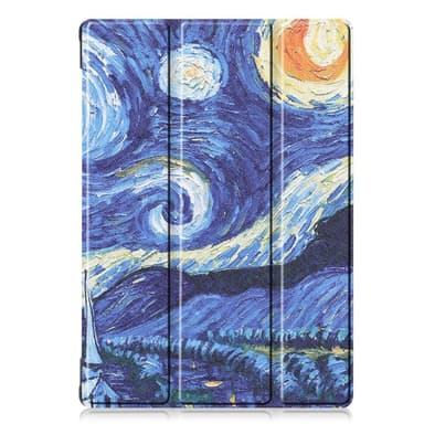 Tri-fold Fodral till Lenovo Tab M10 FHD REL TB-X605FC - Oil Painting