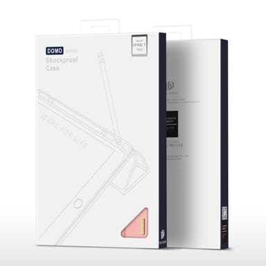 DUX DUCIS Domo Apple iPad 10.2 2021/2020-2019 fodral Tri-Fold Rose Gold