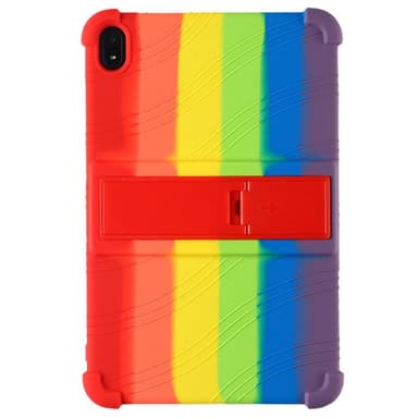 Nokia T20 mjukt silikon skyddande fodral med stöd Regnbåge Pride