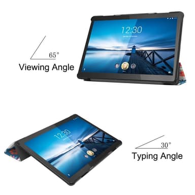 Tri-fold Fodral till Lenovo Tab M10 FHD REL TB-X605FC - Oil Painting
