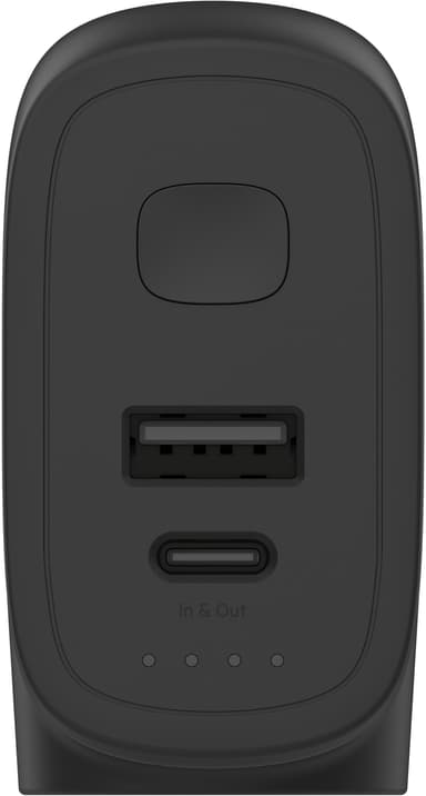 Belkin BoostCharge 25W hybridväggladdare + 5000mAh powerbank (svart)