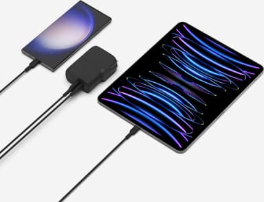 Belkin BoostCharge 25W hybridväggladdare + 5000mAh powerbank (svart)