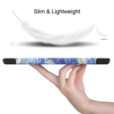 Tri-fold Fodral till Lenovo Tab M10 FHD REL TB-X605FC - Oil Painting