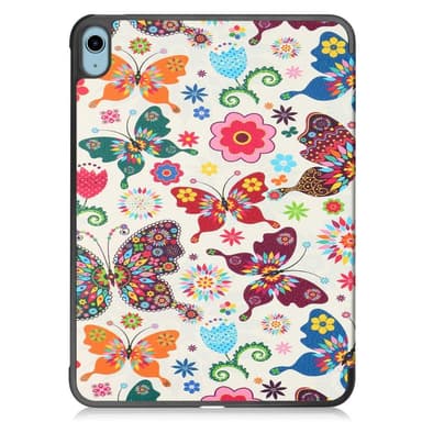 Apple iPad 10.9 2022 Slim fit tri-fold fodral - Butterfly