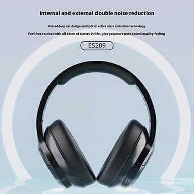 LENOVO Trådlösa Over-Ear hörlurar Vikbara Heavy Bass Bluetooth Headset - Vit