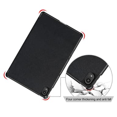 Tri-fold Fodral till Lenovo Tab P11 TB-J606F / P11 Plus - Svart