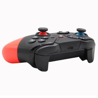 Kompatibel med Nintendo Switch trådlös spelkontroll Vibrationsdesign - Blå+Röd
