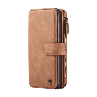 CASEME Samsung Galaxy S20 Plus Retro läder plånboksfodral - Brun