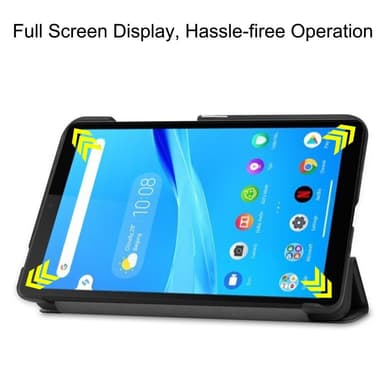 Tri-fold Fodral till Lenovo Tab M7 (1 Gen) - Svart