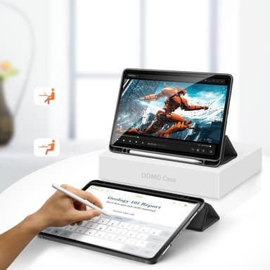 DUX DUCIS Domo iPad Pro 11 (2020) / (2018) fodral Tri-Fold - Svart