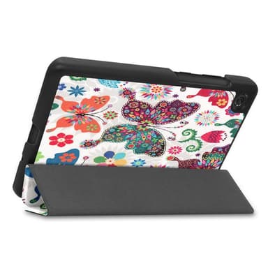 Tri-fold Fodral till Lenovo Tab M7 (1 Gen) - Butterflies