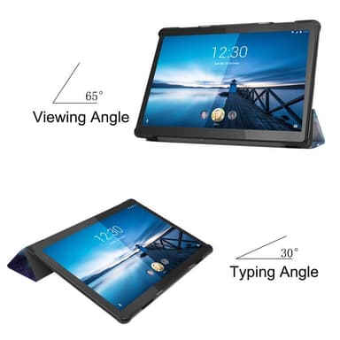 Tri-fold Fodral till Lenovo Tab M10 FHD REL TB-X605FC - Starry Sky