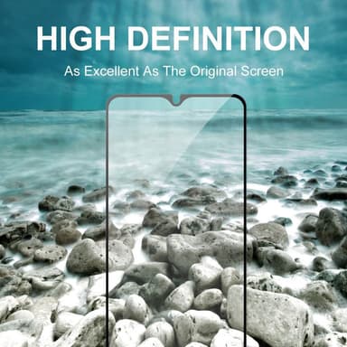 Samsung Galaxy A22 5G HAT PRINCE Heltäckande Härdat glas Svart