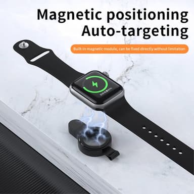Trådlös Snabb laddare magnetisk för Apple Watch Series 1-8 USB-C