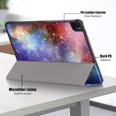 iPad Pro 11"" 2021/2020/2018 Slim fit tri-fold fodral - Space