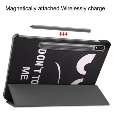Slim Fit Cover Fodral Till Samsung Galaxy Tab S7 / S8 - Don't Touch
