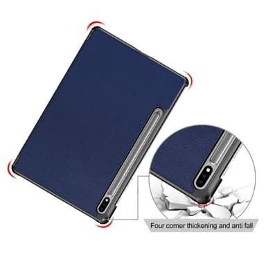 Slim Fit Cover Fodral Till Samsung Galaxy Tab S7 FE- MörkBlå