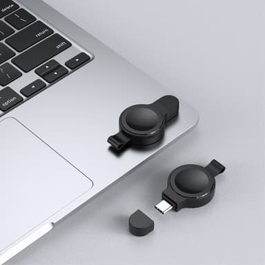 Trådlös Snabb laddare magnetisk för Apple Watch Series 1-8 USB-C