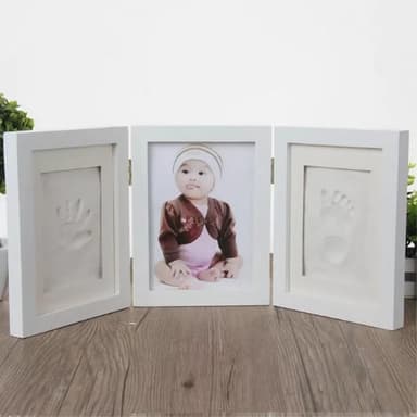 Baby Fotavtryck Handavtryck Minnesmärke för nyfödda