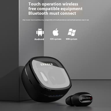 LENOVO Erazer XT62PRO In-Ear Wireless Earbuds Bluetooth hörlurar - Svart