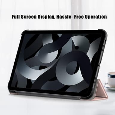 Apple iPad 10.9 2022 Slim fit tri-fold fodral - Rose Gold
