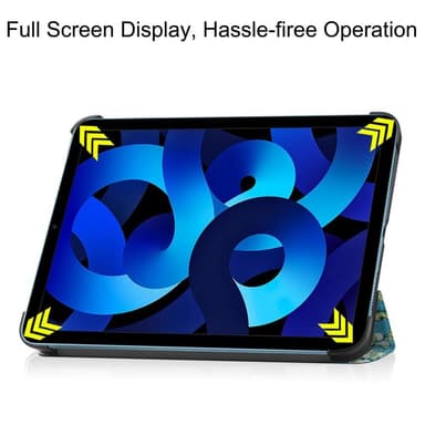Apple iPad 10.9 2022 Slim fit tri-fold fodral - Blossom