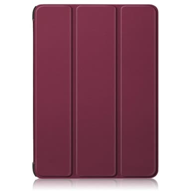 Apple iPad 10.9 2022 Slim fit tri-fold fodral - VinRöd