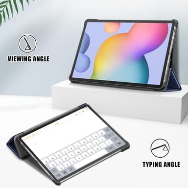 Slim Fit Cover Fodral Till Samsung Galaxy Tab S7 FE- MörkBlå