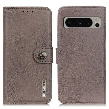 KHAZNEH Google Pixel 8 Pro Plånboksfodral - Grå