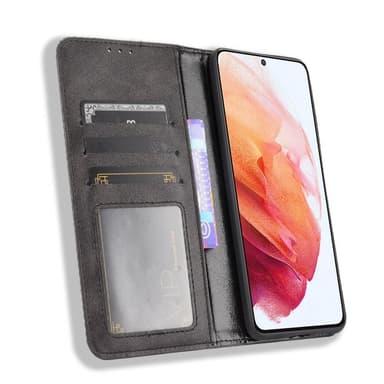 Samsung Galaxy S21 FE 5G Plånboksfodral  - Svart