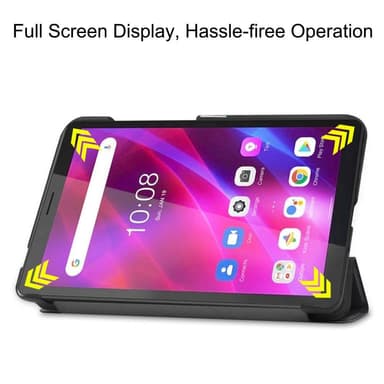Tri-fold Fodral till Lenovo Tab M7 (3rd Gen) - Don't Touch Me