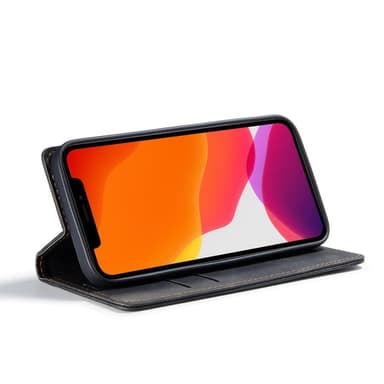 CASEME Plånboksfodral iPhone 12 Mini - Svart
