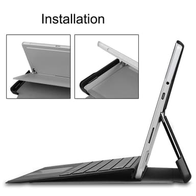 Flipp fodral till Microsoft Surface Pro 8 - Svart