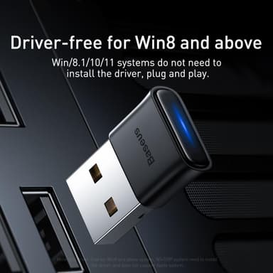 BASEUS USB Bluetooth 5.0 Trådlös Audio Transmission Adapter