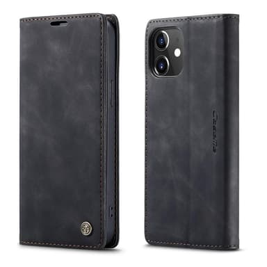 CASEME Plånboksfodral iPhone 12 Mini - Svart